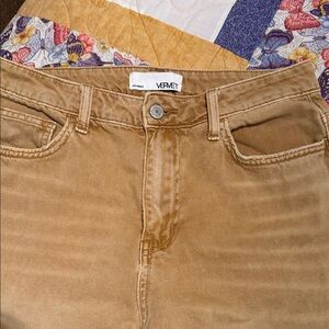 Vervet Women's Tan Ankle Jeans